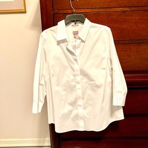 Chico’s White no iron no stain Shirt